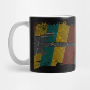 Guitar bass vintage texture Mug